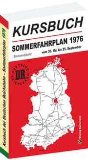 Cover von Kursbuch der Deutschen Reichsbahn - Sommerfahrplan 1976