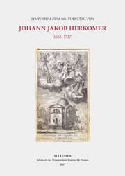 Cover von Symposium zum 300. Todestag von Johann Jakob Herkomer (1652-1717)