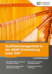 Cover von Qualitätsmanagement in der ABAP-Entwicklung unter SAP