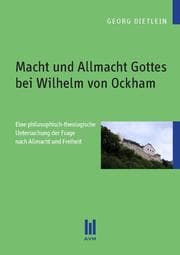 Cover von Macht und Allmacht Gottes bei Wilhelm von Ockham