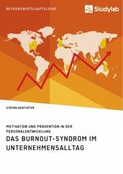 Cover von Das Burnout-Syndrom im Unternehmensalltag. Motivation und Prävention in der Personalentwicklung