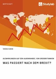 Cover von Was passiert nach dem Brexit? Auswirkungen auf den Außenhandel von Großbritannien