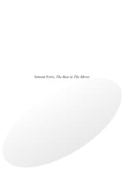 Cover von Simone Forti. The Bear in The Mirror