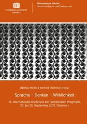 Cover von Sprache - Denken - Wirklichkeit