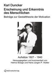 Cover von Erscheinung und Erkenntnis des Menschlichen (Autor: Karl Duncker)