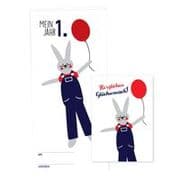 Cover von Babykalender Mein erstes Jahr für Jungen, inkl. passender Glückwunschkarte