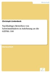 Cover von Nachhaltiges Betreiben von Schwimmbädern in Anlehnung an die GEFMA 160