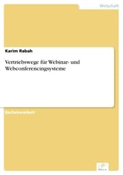 Cover von Vertriebswege für Webinar- und Webconferencingsysteme