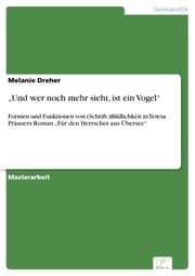 Cover von 'Und wer noch mehr sieht, ist ein Vogel'
