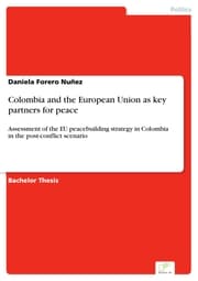 Cover von Colombia and the European Union as key partners for peace