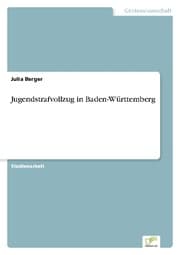 Cover von Jugendstrafvollzug in Baden-Württemberg