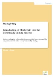 Cover von Introduction of blockchain into the commodity trading process