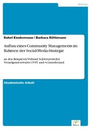 Cover von Aufbau eines Community Managements im Rahmen der Social-Media-Strategie
