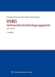 Cover von VSBG - Verbraucherstreitbeilegungsgesetz