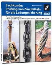 Cover von Sachkunde: Prüfung von Zurrmitteln für die Ladungssicherung