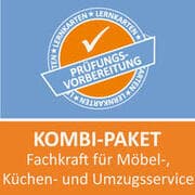 Cover von Kombi-Paket Fachkraft für Möbel-, Küchen- und Umzugsservice Lernkarten