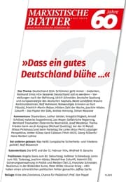 Cover von »Dass ein gutes Deutschland blühe ¿«