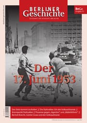 Cover von Berliner Geschichte - Der 17. Juni 1953