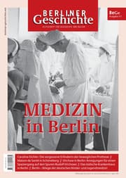 Cover von Berliner Geschichte - Zeitschrift für Geschichte und Kultur