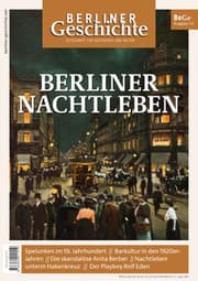 Cover von Berliner Geschichte - Zeitschrift für Geschichte und Kultur