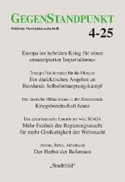 Cover von GegenStandpunkt 4-25