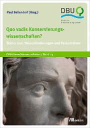 Cover von Quo vadis Konservierungswissenschaften?