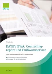 Cover von DATEV BWA, Controllingreport und Frühwarnservice
