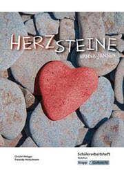 Cover von Herzsteine - Hanna Jansen - Schülerarbeitsheft - Realschule