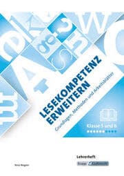 Cover von Lesekompetenz erweitern Klasse 5 und 6 - Lehrerheft