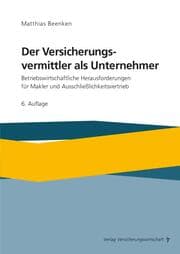 Cover von Der Versicherungsvermittler als Unternehmer
