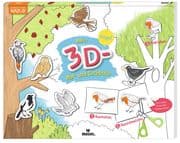 Cover von Mein 3D Mal- und Sachbuch - Vögel