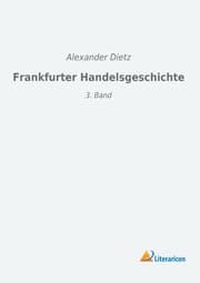 Cover von Frankfurter Handelsgeschichte
