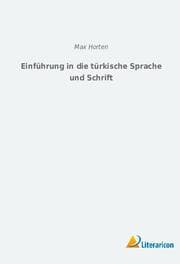 Cover von Einführung in die türkische Sprache und Schrift