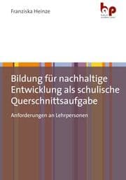 Cover von Bildung für nachhaltige Entwicklung als schulische Querschnittsaufgabe