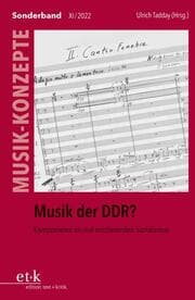 Cover von Musik der DDR?