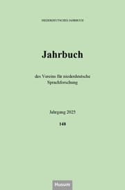 Cover von Niederdeutsches Jahrbuch