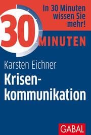 Cover von 30 Minuten Krisenkommunikation