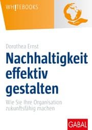 Cover von Nachhaltigkeit effektiv gestalten