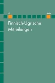 Cover von Finnisch-Ugrische Mitteilungen Band 47