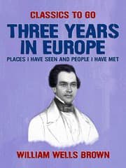 Cover von Three Years in Europe, Places I have Seen and People I Have Met