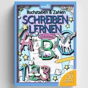 Cover von Buchstaben und Zahlen schreiben lernen ab 5 Jahren