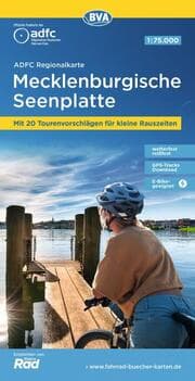 Cover von BVA ADFC Regionalkarte Mecklenburgische Seenplatte 1:75.000