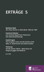 Cover von Erträge