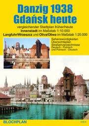 Cover von Stadtplan Danzig 1938/Gdansk heute