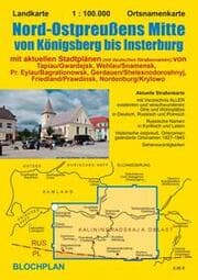 Cover von Landkarte Nord-Ostpreußens Mitte von Königsberg bis Insterburg