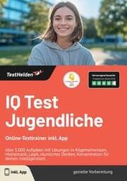 Cover von IQ Test Jugendliche - Online-Testtrainer