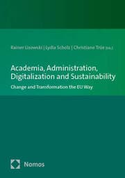Cover von Academia, Administration, Digitalization and Sustainability