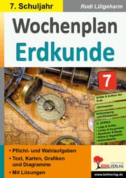 Cover von Wochenplan Erdkunde, Klasse 7