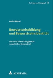 Cover von Bewusstseinsbildung und Bewusstseinsidentität