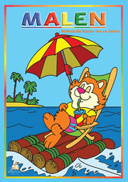 Cover von Malen - Malbuch für Kinder von 4-6 Jahren mit 50 lustigen Ausmalbildern